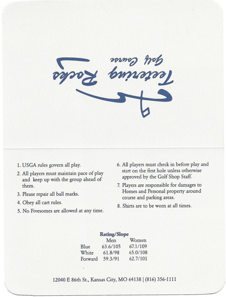 Scorecard Teetering Rocks Links